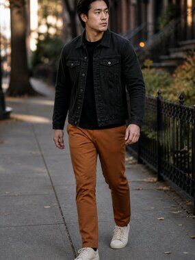 True Classic Rust Brown Stretch Pants – Size 40